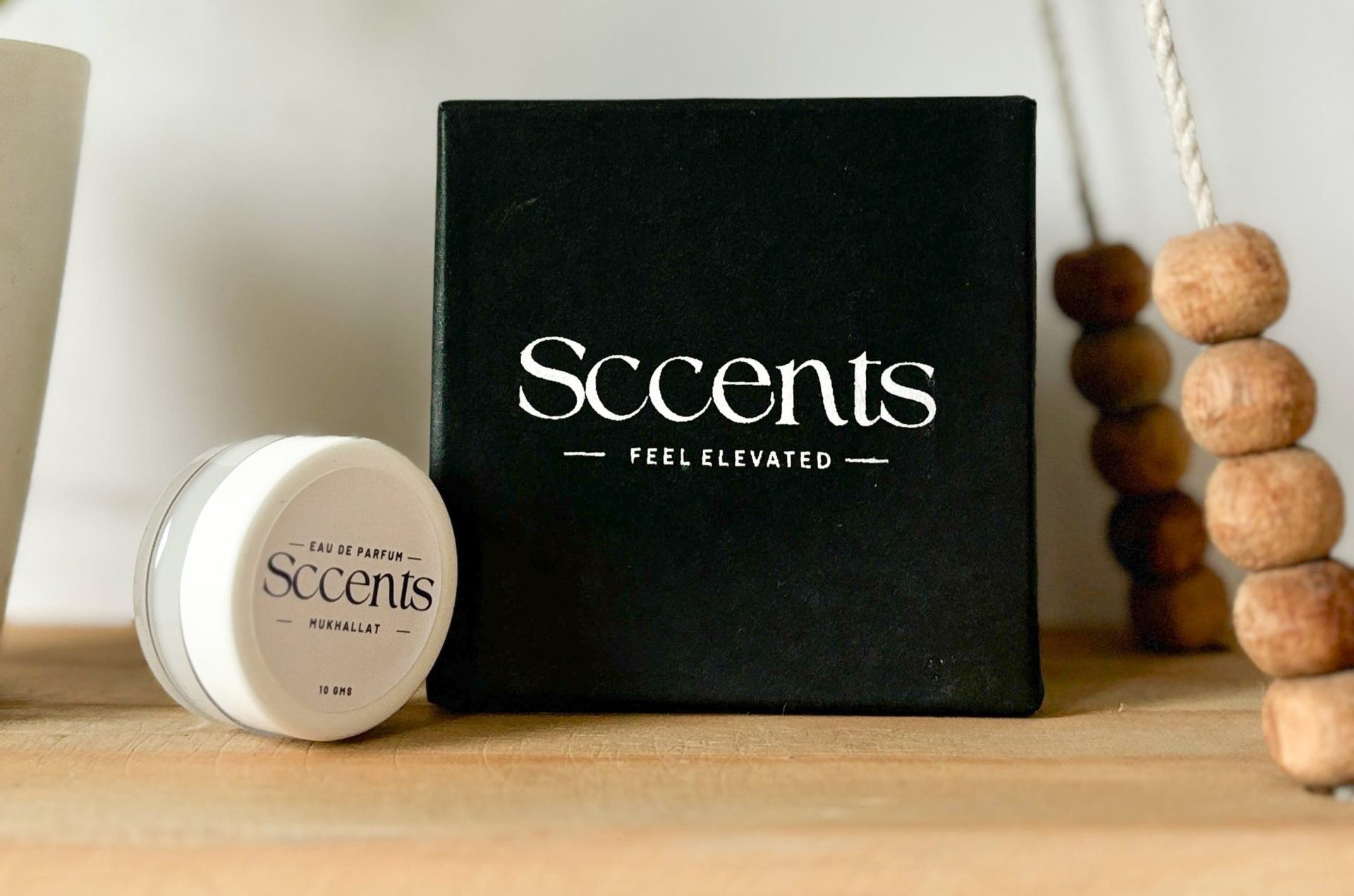 sccents solid perfume with box